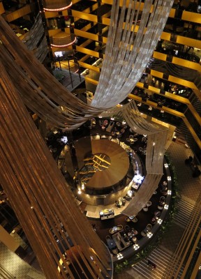 Image shot from above the Sofitel 